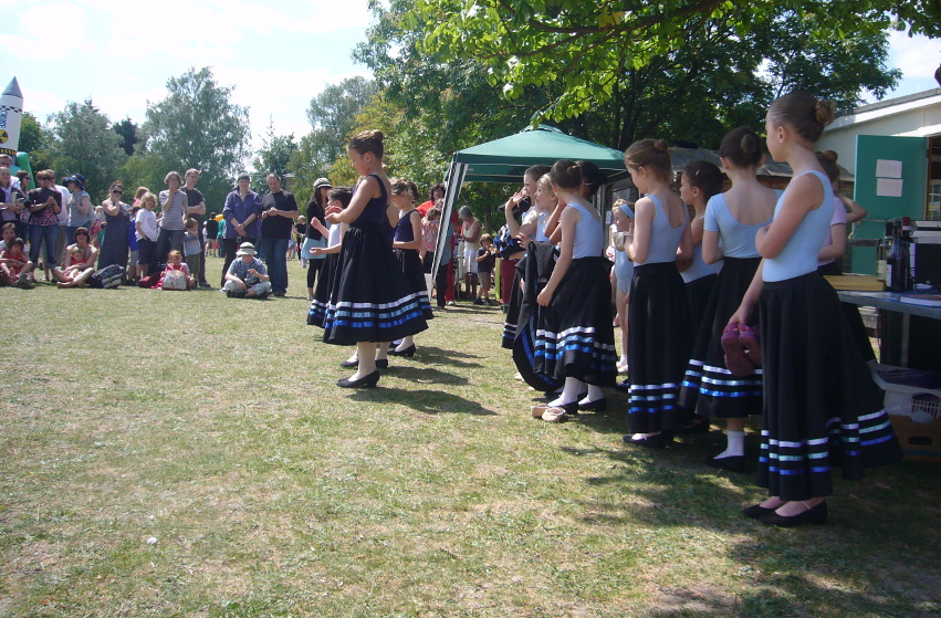 Children dancing at Queen Edith Summer Fair